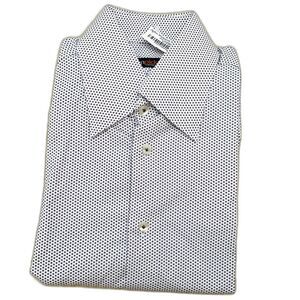 $179 JPC Custom Men's Size 15 34/35 Slim Fit Dress Shirt Geometric Print Bespoke